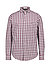 Hemd, Regular, Popeline, Button-Down, Brusttasche, dunkelrot kariert - dunkelrot