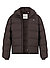 Steppjacke, Mikrofaser wasserabweisend, schwarzbraun - schwarz-braun