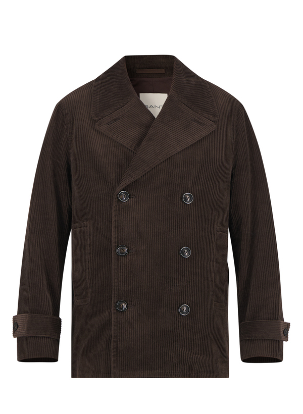 Cabanjacke, Cord, dunkelbraun