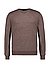 Pullover, Merinowolle, braun meliert - braun