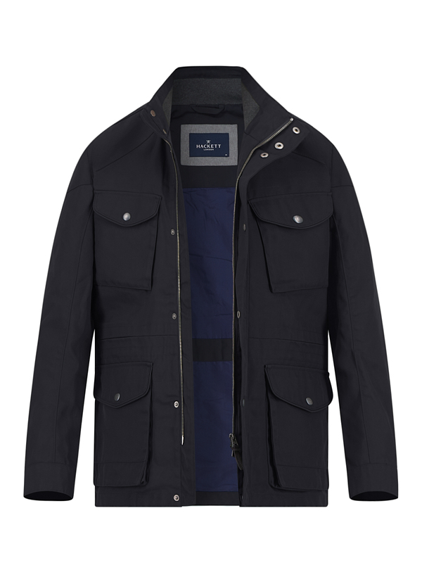 Fieldjacket, Mikrofaser wassserabweisend, dunkelblau