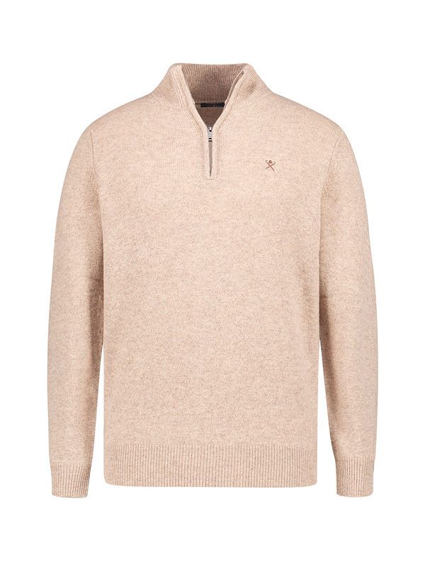 Troyer, Lammwolle, beige meliert
