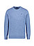 Pullover, Lammwolle, blau meliert - blau
