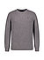 Pullover, Lammwolle, dunkelgrau meliert - dunkelgrau