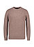 Pullover, Lammwolle, taupe meliert - taupe