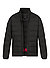 Steppjacke, Mikrofaser wasserabweisend, schwarz - schwarz