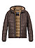 Steppjacke, Mikrofaser wasserabweisend, dunkelbraun - dunkelbraun