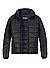 Steppjacke, Mikrofaser wasserabweisend, schwarz - schwarz