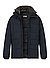 Steppjacke, Mikrofaser wasserabweisend, Kunstfellkragen, dunkelblau - dunkelblau