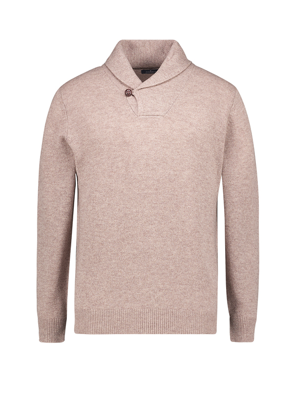 Pullover, Merinowolle-Kaschmir, beige meliert
