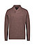 Pullover, Merinowolle-Kaschmir, braun meliert - braun