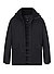 Parka, Nylon-Stretch wasserabweisend, schwarz - schwarz