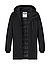 Parka, Nylon-Stretch wasserabweisend, schwarz - schwarz