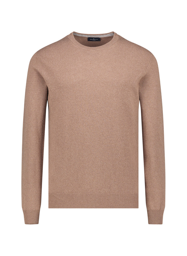 Pullover, Merinowolle-Kaschmir, beige meliert