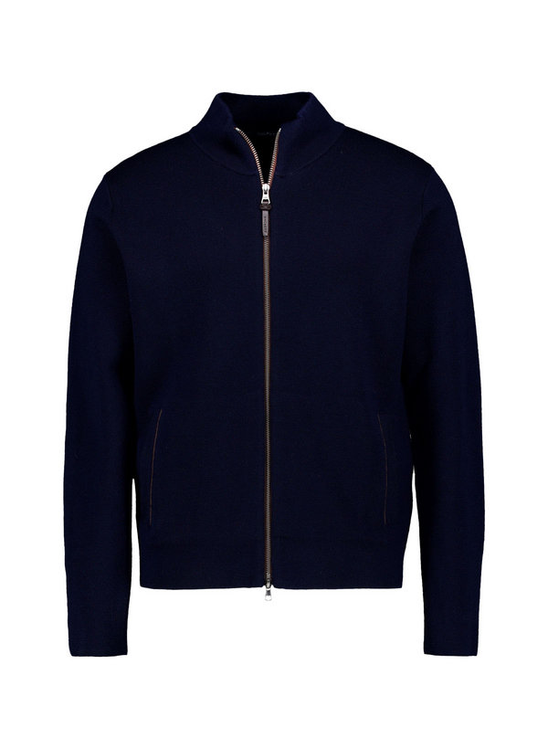 Cardigan, Merinowolle, blau