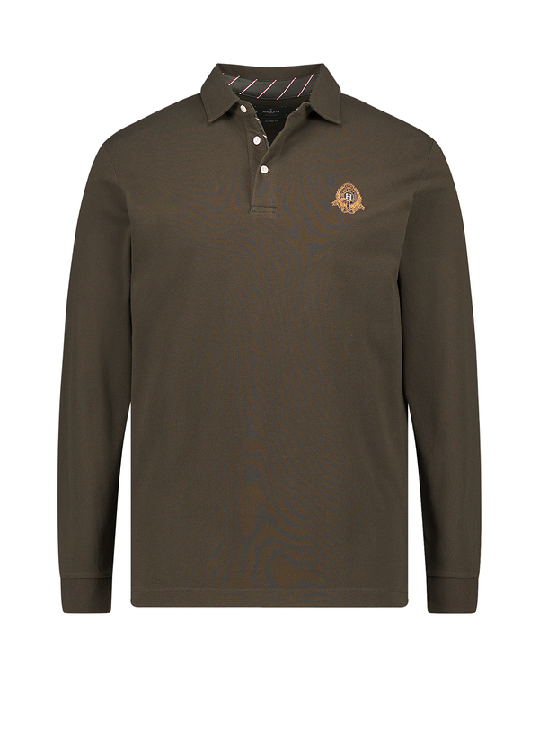 Polo-Shirt, Classic Fit, Baumwoll-Piqué, dunkelgrün