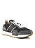 Schneaker Keston, Veloursleder-Textil, anthrazit-grau - anthrazit