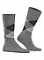 Socken Everyday, Baumwoll-Stretch, hellgrau gemustert - hellgrau