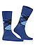 Socken Everyday, Baumwoll-Stretch, dunkelblau gemustert - dunkelbalu