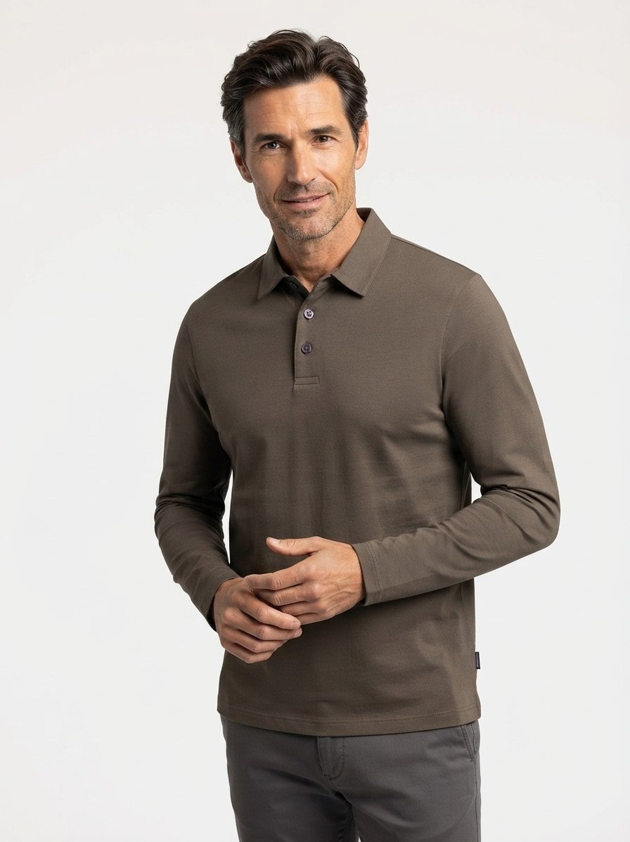 Polo-Shirt Edgar, Baumwoll-Mischung, dunkelgrün