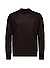 Stehkragenpullover, Merinowolle extrafein, dunkelbraun - dunkelbraun