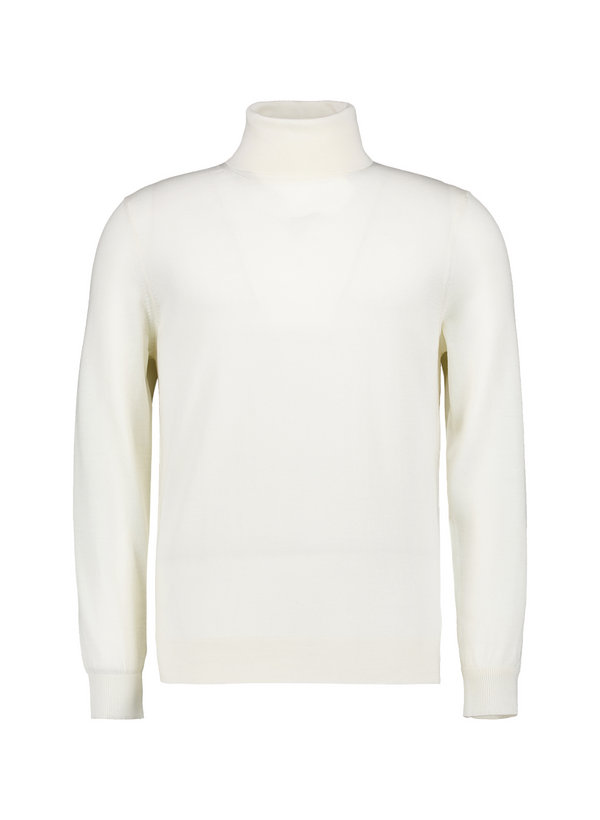 Rollkragenpullover, Merinowolle extrafein, ecru