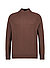 Stehkragenpullover Tito, Baumwoll-Mischung, dunklbraun meliert - dunkelbraun