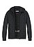 Hybrid Jacke, Mikrofaser wasseraweisend, schwarz - schwarz