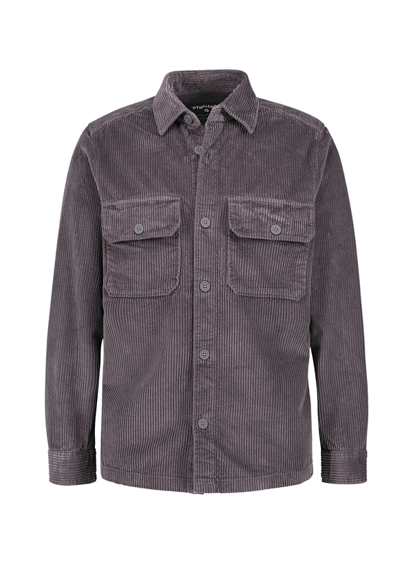 Overshirt Nion, Baumwoll-Cord, dunkelgrau