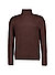 Rollkragenpullover Hamilton, Wolle, dunkelbraun strukturiert - dunkelbraun