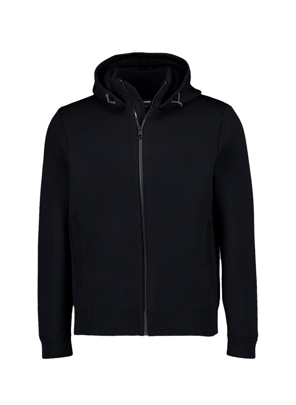 Cardigan, Polyester, schwarz