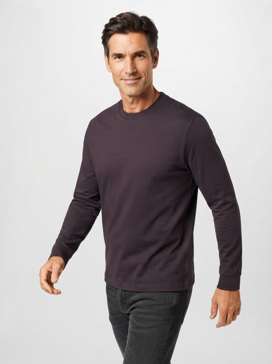 Longsleeve Pepe, Baumwolle mercerisiert, schwarz