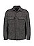 Overshirt, Mikrofaser, Kent, Brusttasche, schwarz - schwarz
