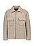 Overshirt, Mikrofaser, Kent, Brusttasche, hellbeige - hellbeige