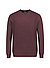 Pullover Adrian,  Baumwolle, dunkelbraun strukturiert - dunkelbraun