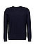 Pullover Adrian,  Baumwolle, navy strukturiert - dunkelblau