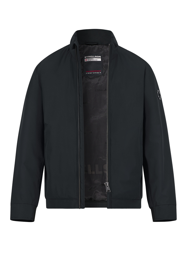 Jacke Light, Mikrofaser wasserabweisend, schwarz
