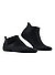 Serie Cool Kick, Sneakersocken, Mikrofaser, schwarz - schwarz