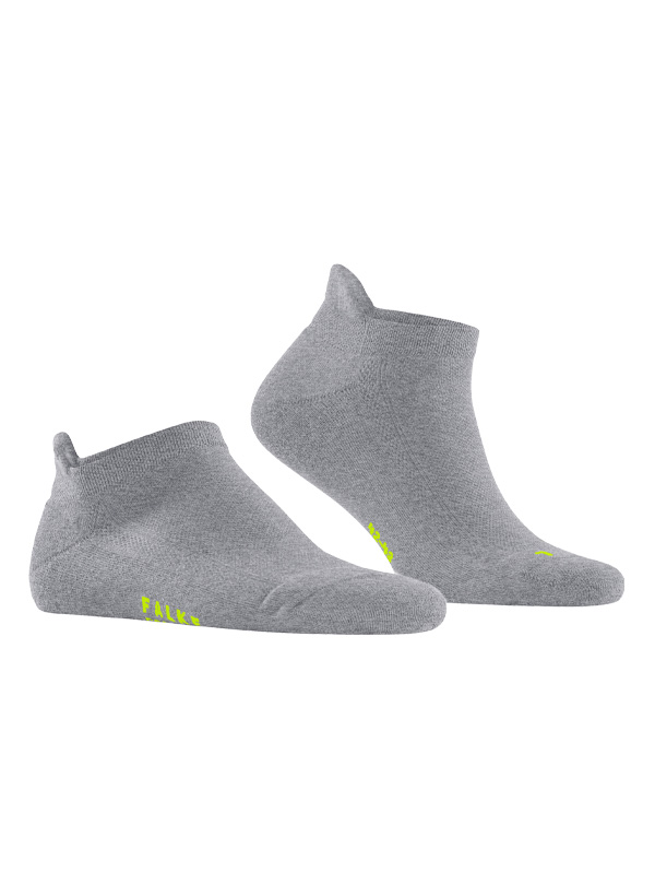 Serie Cool Kick, Sneakersocken, Mikrofaser, hellgrau meliert