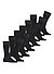 Serie Happy, Socken, Baumwoll-Stretch, schwarz - schwarz