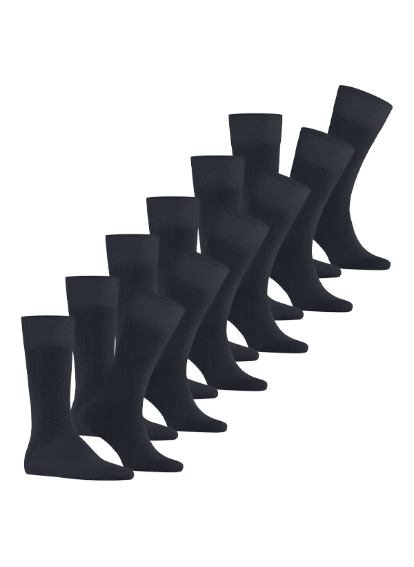 Serie Happy, Socken, Baumwoll-Stretch, dunkelblau