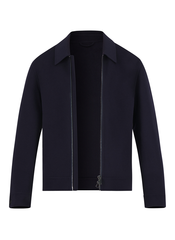 Jacke, Wolle ungefüttert, navy