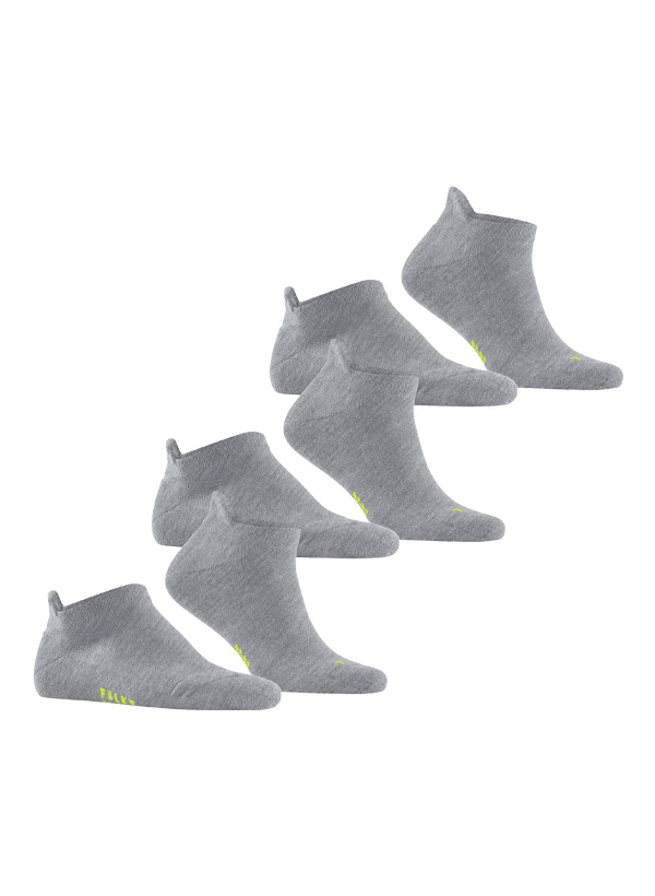 Serie Cool Kick, Sneakersocken, Mikrofaser, hellgrau meliert
