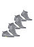 Serie Cool Kick, Sneakersocken, Mikrofaser, hellgrau meliert - hellgrau