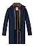 Mantel STAND444, Woll-Stretch ungefüttert, navy - navy