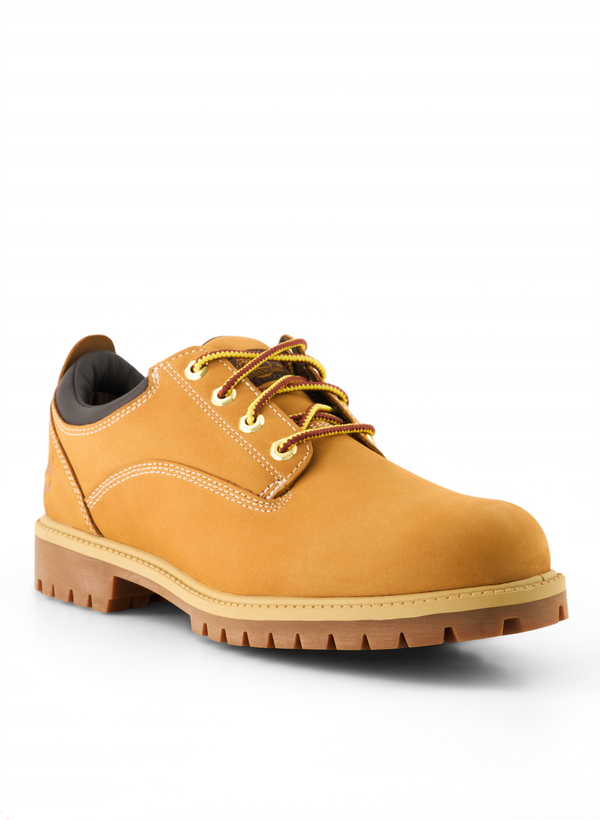 Schnürschuhe, Nubukleder, weizen