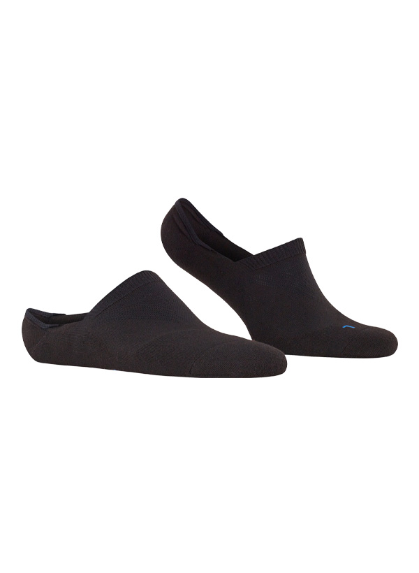 Serie Cool Kick, Füßlinge, Mikrofaser-Stretch, schwarz
