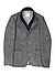 Sakko, Slim Fit, Jersey, blau meliert - blau
