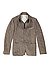 Sakko, Slim Fit, Jersey, dunkelbraun meliert - dunkelbraun