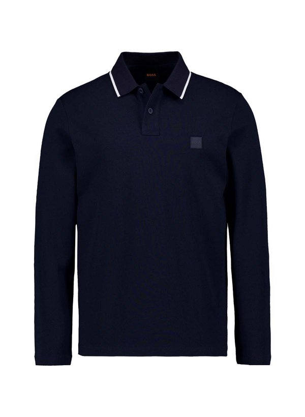 Polo-Shirt PasserfordLong, Piqué, dunkelblau